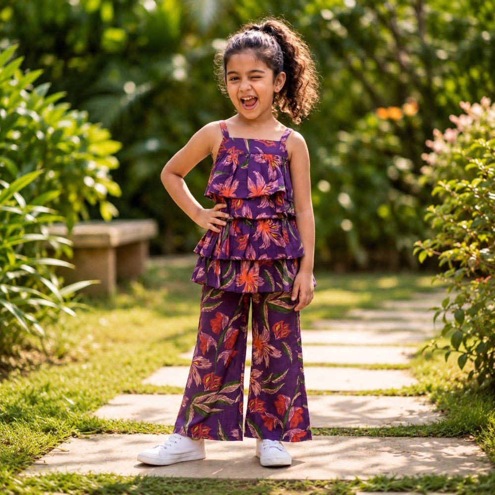 Violet Frills Co-ord