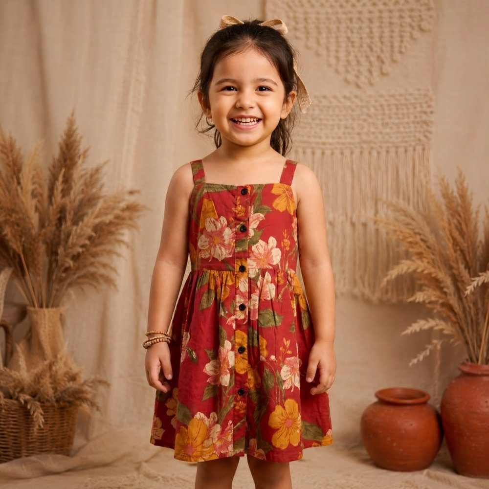 Floral Strap Dress