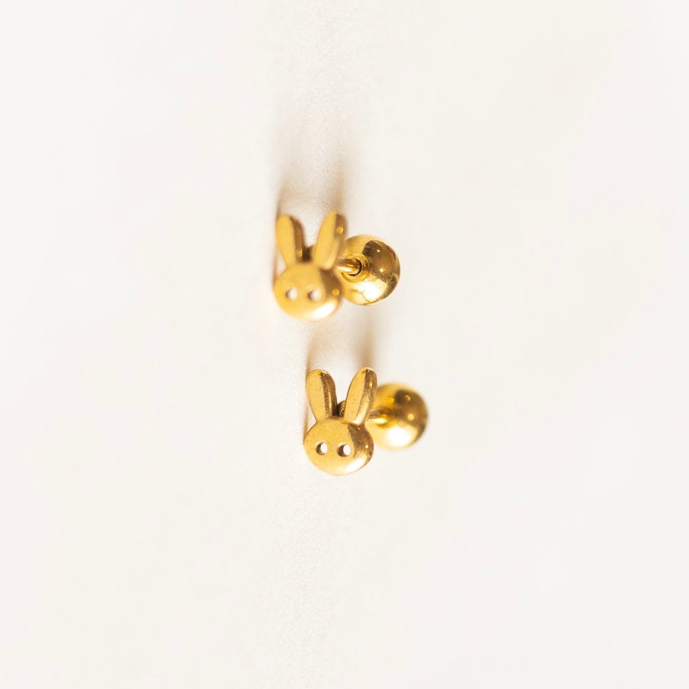 Bunny plain earring